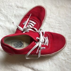Red Vans